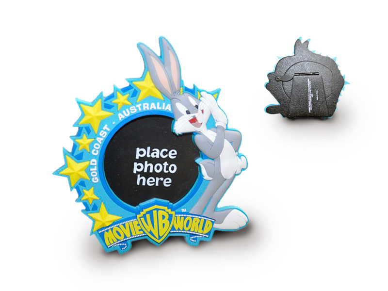 A melody magnet with pictures on it.